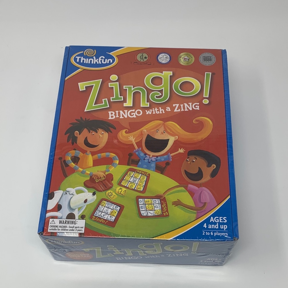 Think! Zingo! Bingo Game - Red and Blue